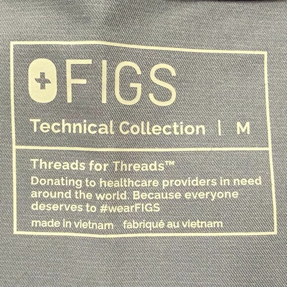 Figs Scrub Top - Ceil Blue - Picture 2 of 3